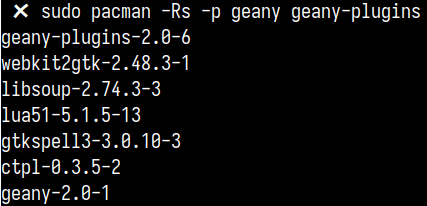 pacman with -p flag and works well